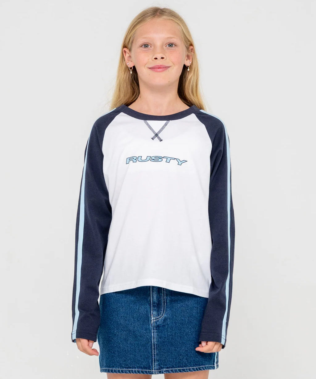 rusty-sporty-r-raglan-long-sleeve-tee-girls-navy-white1.webp