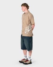 RUSTY SPRAY N PRAY GRAPHIC CHECK SHIRT – PINECONE