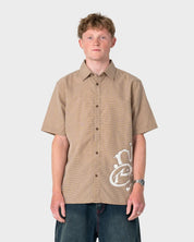 RUSTY SPRAY N PRAY GRAPHIC CHECK SHIRT – PINECONE