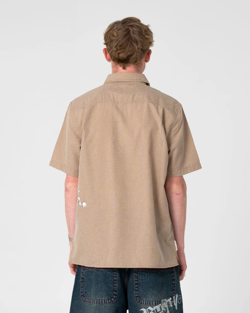 RUSTY SPRAY N PRAY GRAPHIC CHECK SHIRT – PINECONE
