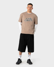 RUSTY SPRAY N PRAY GRAPHIC TEE – MUSHROOM