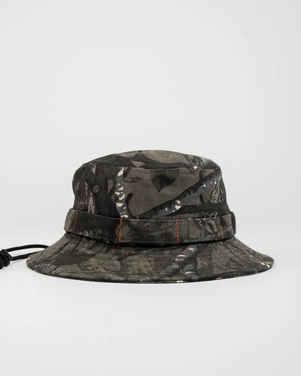 RUSTY STRINGER BUCKET HAT – GREY CAMO