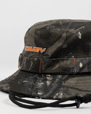 RUSTY STRINGER BUCKET HAT – GREY CAMO