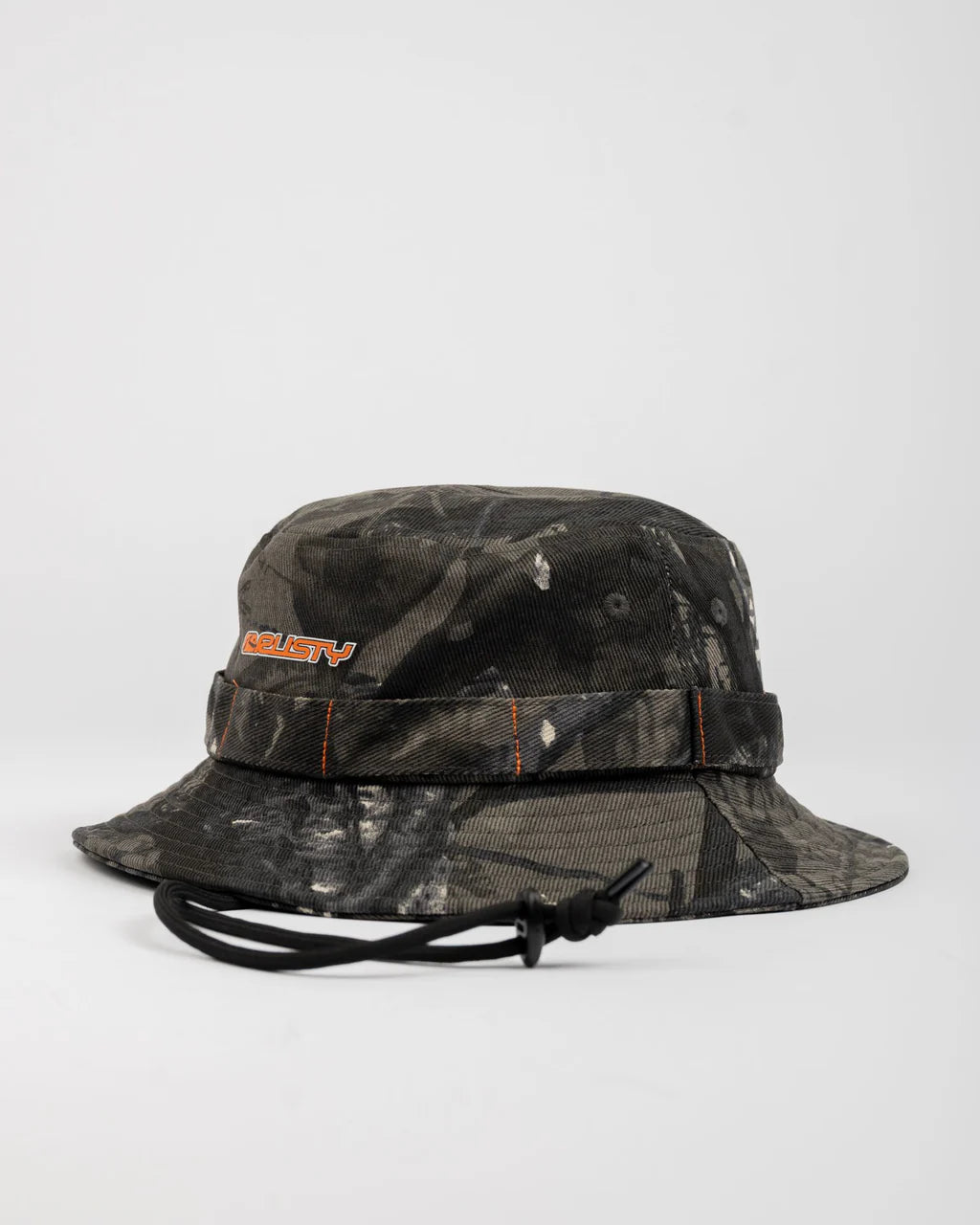RUSTY STRINGER BUCKET HAT – GREY CAMO