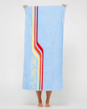 RUSTY SUN KISSED BEACH TOWEL – RETRO BLUE