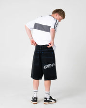 RUSTY SUPER SHAOLIN GRAPHIC OVERSIZED TEE – WHITE