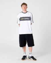 RUSTY SUPER SHAOLIN GRAPHIC OVERSIZED TEE – WHITE
