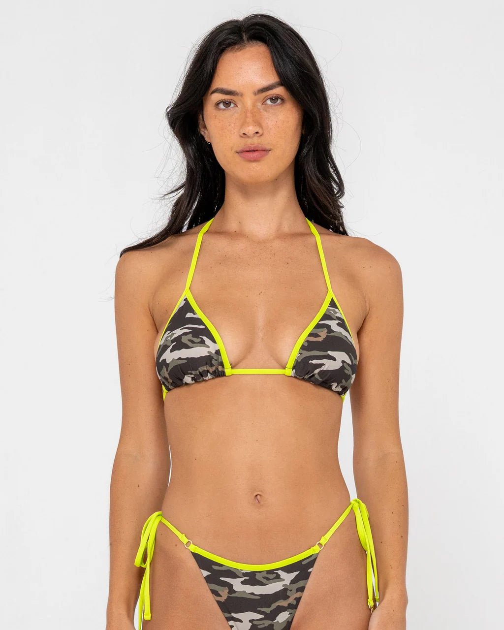 RUSTY TANK GIRL MULTIWAY BIKINI TOP – CAMO