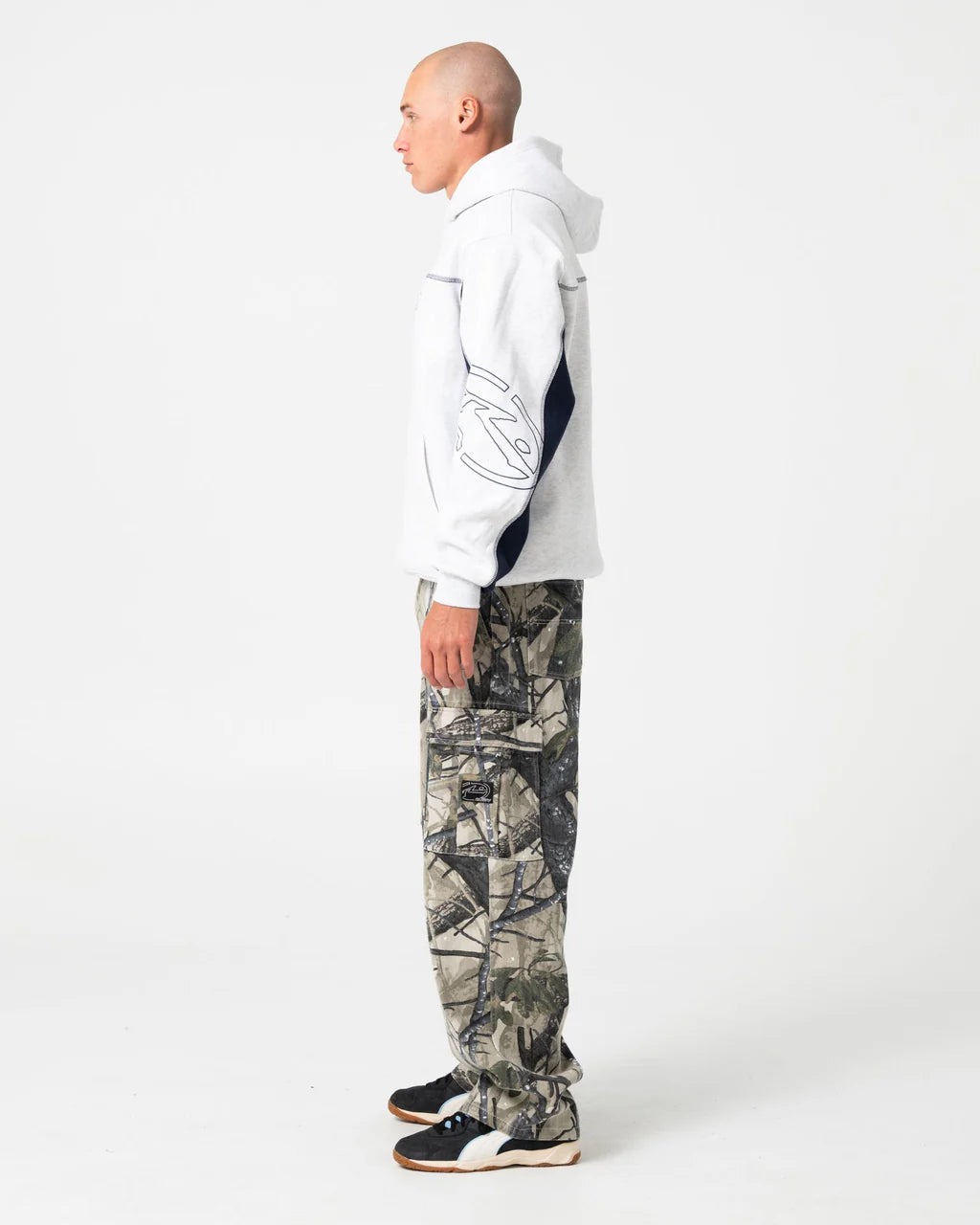 RUSTY TITAN FLEECE HOODIE – ECRU MARLE