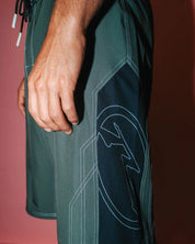 TOMBSTONES FIXED WAIST BOARDSHORT ARMY GREEN