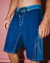 RUSTY TOMBSTONES 22" BOARDSHORT – MENS PERFORMANCE SURF SHORT NAVY BLUE