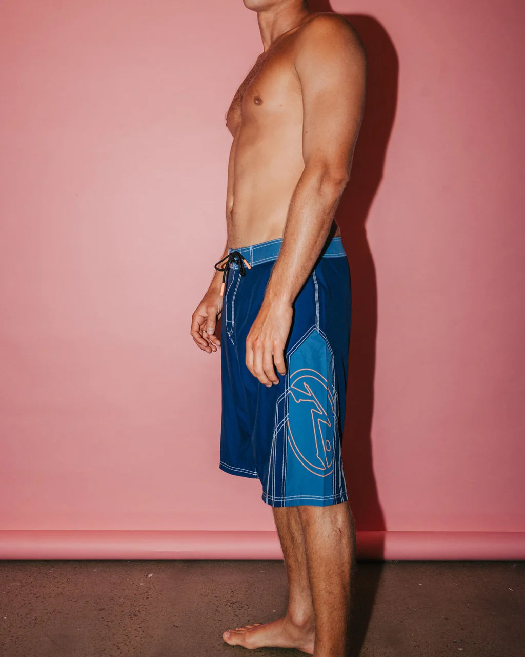 RUSTY TOMBSTONES 22" BOARDSHORT – MENS PERFORMANCE SURF SHORT NAVY BLUE