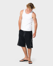 RUSTY TOMBSTONES 24" BAGGY BOARDSHORT – BLACK