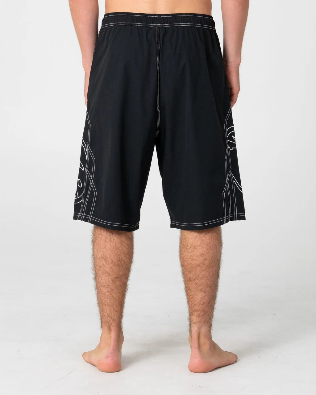 RUSTY TOMBSTONES 24" BAGGY BOARDSHORT – BLACK