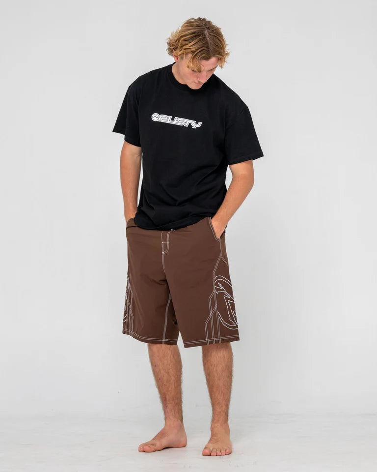 RUSTY TOMBSTONES 24" BAGGY BOARDSHORT MENS WIDE LEG SURF SHORT – PINECONE