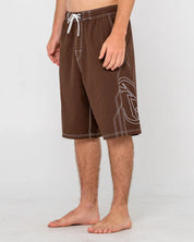 RUSTY TOMBSTONES 24" BAGGY BOARDSHORT MENS WIDE LEG SURF SHORT – PINECONE