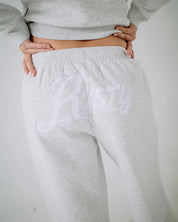 RUSTY TRAILER TRASH WIDE LEG TRACKPANT WOMENS JOGGER PANTS ECRU MARLE