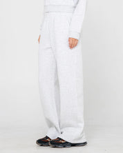 RUSTY TRAILER TRASH WIDE LEG TRACKPANT WOMENS JOGGER PANTS ECRU MARLE