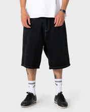 RUSTY TURBO 24" BAGGY JORT – BLACK OUT / BLUE