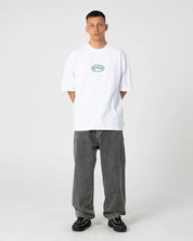 RUSTY TURBO OVERSIZED GRAPHIC TEE – WHITE 2