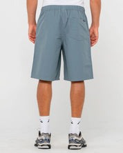 RUSTY VAPOR ELASTIC 21" SHORT – MENS RELAXED STRETCH SURF WALKSHORT - CHINA BLUE
