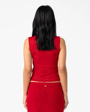 RUSTY VIXEN VEE NECK TANK WOMENS RELAXED SUMMER FIT SURF TOP