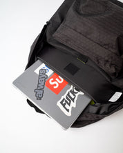 RUSTY VOLTAGE BACKPACK EVERYDAY STREETWEAR SCHOOL BAG – BLACK / SULPHUR