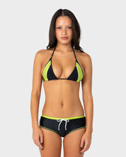 RUSTY VOLTRON MULTIWAY BIKINI TOP – BLACK / LIME