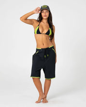RUSTY VOLTRON MULTIWAY BIKINI TOP – BLACK / LIME