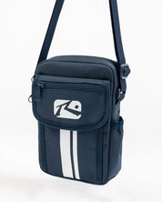 RUSTY WHITE LINES CROSSBODY BAG – NAVY BLUE