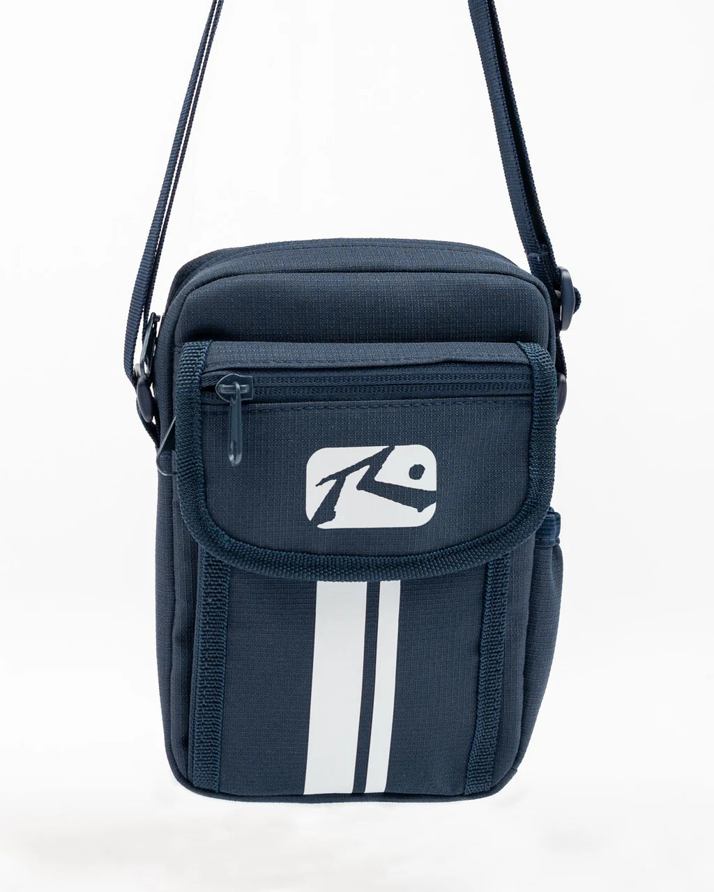 RUSTY WHITE LINES CROSSBODY BAG – NAVY BLUE