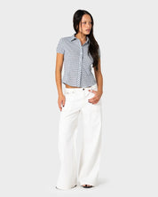 RUSTY WORK IT LOW RISE CARGO PANT – SNOWY WHITE