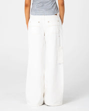 RUSTY WORK IT LOW RISE CARGO PANT – SNOWY WHITE