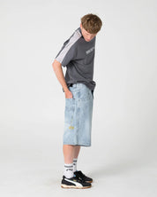 RUSTY YOWIE 24" BAGGY JORT – BLASTED TRUE BLUE
