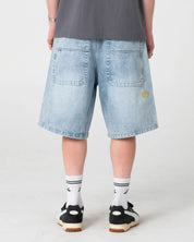RUSTY YOWIE 24" BAGGY JORT – BLASTED TRUE BLUE