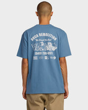 RVCA MENS DEMO T-SHIRT – FEDERAL BLUE