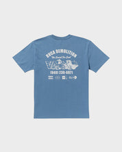 RVCA MENS DEMO T-SHIRT – FEDERAL BLUE