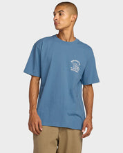 RVCA MENS DEMO T-SHIRT – FEDERAL BLUE