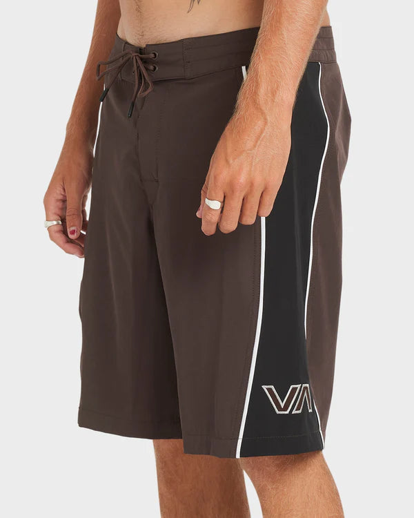 RVCA MENS RETRACT TRUNK 20" BOARDSHORTS – MOCHA