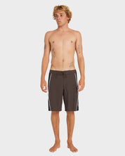 RVCA MENS RETRACT TRUNK 20" BOARDSHORTS – MOCHA