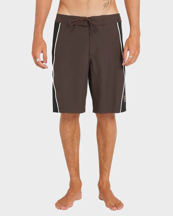 RVCA MENS RETRACT TRUNK 20" BOARDSHORTS – MOCHA