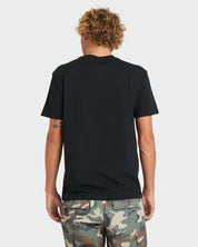 RVCA MENS STAR SMASH T SHIRT BLACK GRAPHIC COASTAL STREET TEE