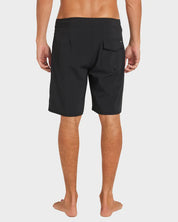 RVCA MENS VA TRUNK PRINT 19" BOARDSHORTS – BLACK