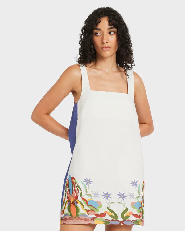 RVCA WOMENS MEL G BAKER MIDI DRESS – CERAMIC