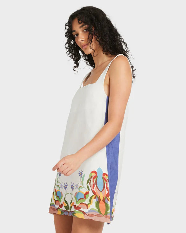 RVCA WOMENS MEL G BAKER MIDI DRESS – CERAMIC