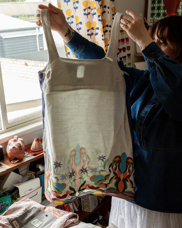 RVCA WOMENS MEL G BAKER MIDI DRESS – CERAMIC