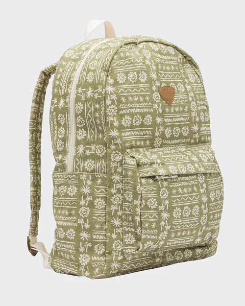 BILLABONG SCHOOLS OUT BACKPACK GREEN TEA