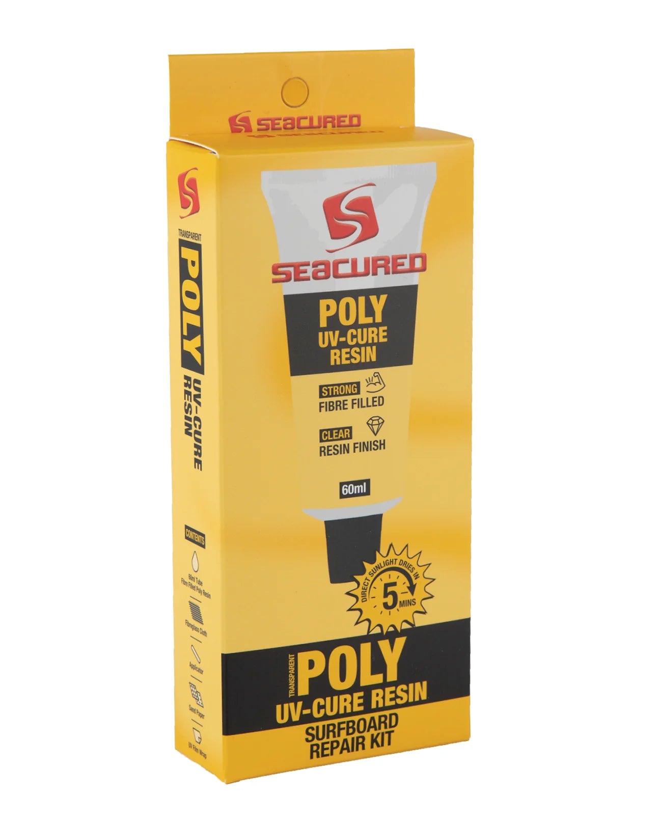 SEACURED POLY UV-CURE SURFBOARD REPAIR KIT