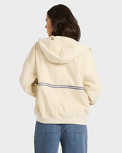 BILLABONG SET THE TONE WOMENS JACKET WHITE CAP SURF COASTAL JACKET