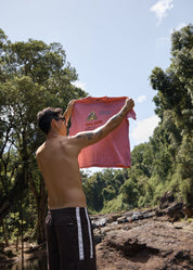 AFENDS SHELL TIMES BOXY TEE RECYCLED GRAPHIC T-SHIRT MARRAKESH